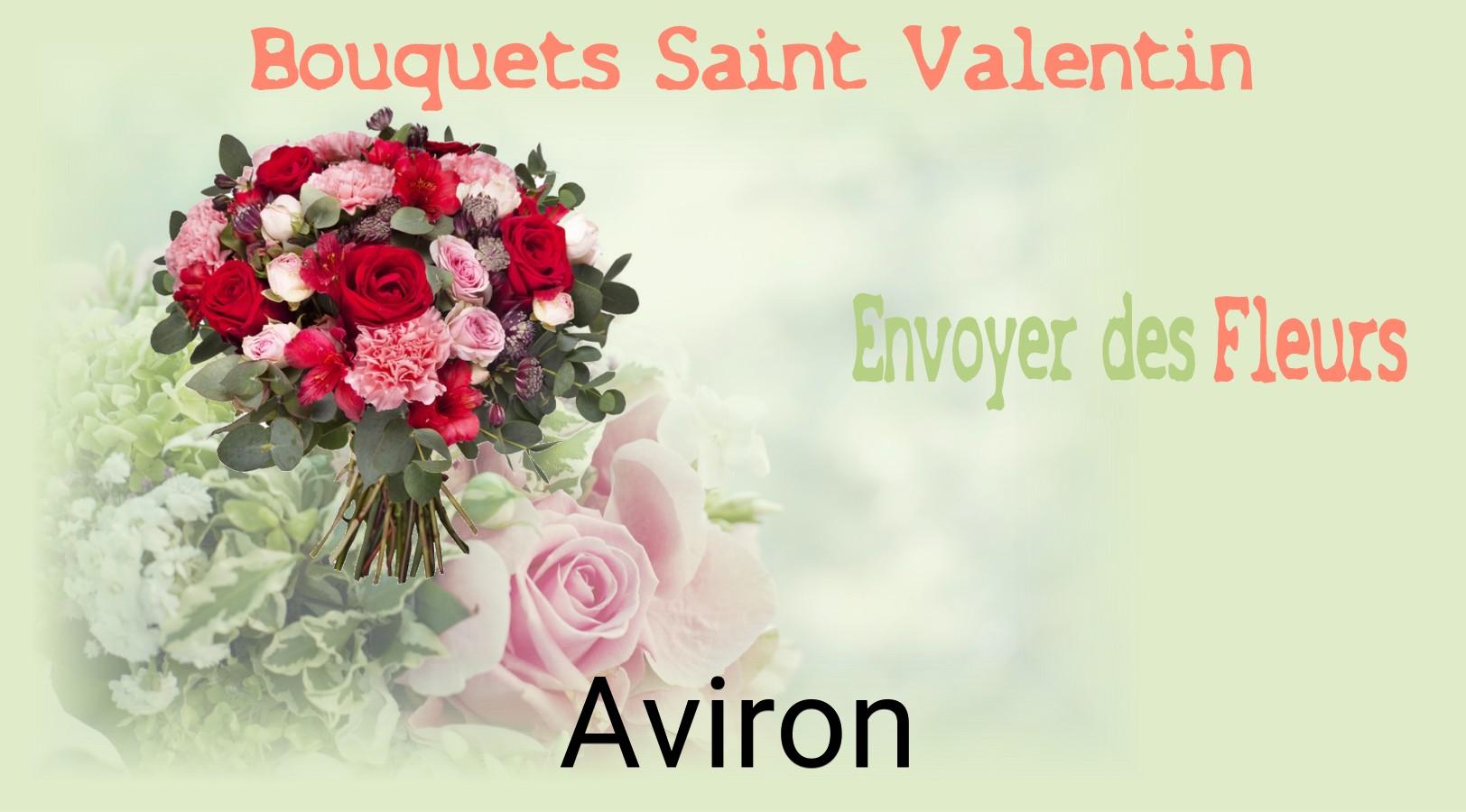 Roses de Saint-Valentin livrées à Aviron